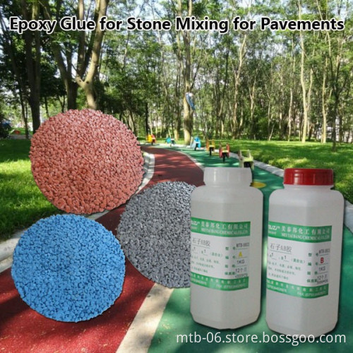 Epoxy Resin Glue for Mixing with Stones for Outdoor Floor Design